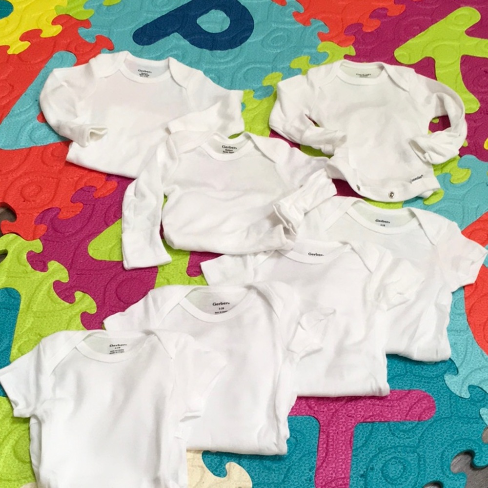 White baby onesie